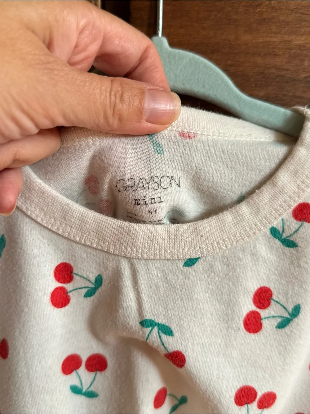 Set of two cherry print girls tees old navy & target